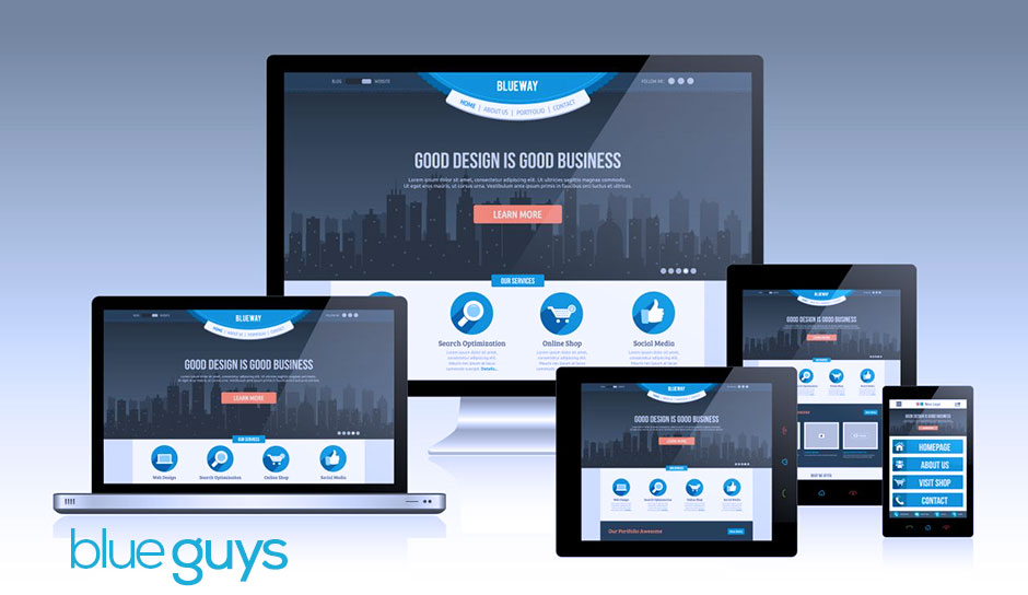 Responsive Web Design  Blue Guys  Web Design Agency