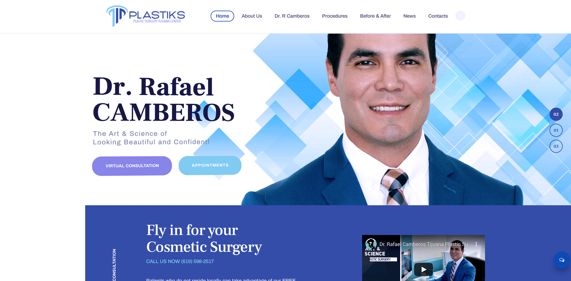 At Plastic Surgery Tijuana, board-certified plastic surgeon, Dr. Rafael Camberos Solis offers cosmetic plastic surgery at his practice in Tijuana, Mexico.
